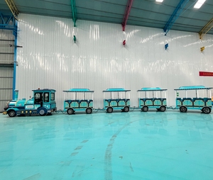 Sản phẩm hot điện tham quan Train cho công viên giải trí & trung tâm mua sắm tour du lịch trackless Train Road khách truy cập các điểm tham quan - Product Image 6