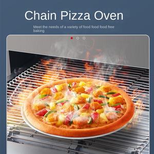 Horno Comercial de Cadena Totalmente Automático con Control Digital para <span class=keywords><strong>Pizza</strong></span> y Hamburguesas, Inteligente, de Aire Caliente Tridimensional, Venta al por Mayor - Product Image 2
