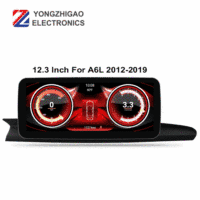 YZG 12,3 ''nuevo reproductor Multimedia de pantalla automática Carplay Android para Audi A6 A7 4G C7 RHD 2013 2014 2016 2018 2017 201