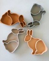 Nouvelle assiette à ventouse en silicone de qualité alimentaire pour enfants, vaisselle pour bébé, passe au micro-ondes et au lave-vaisselle