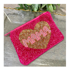 Monedero y Tarjetero de Lona con Cremallera y Cuentas Hecho a Mano al por Mayor, Bolsa de Regalo para el Día de la Madre - Product Image 3