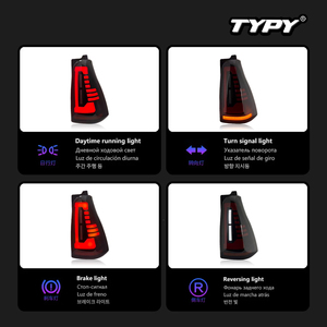 | Conjunto de luces traseras LED TYPY para Toyota 4Runner 2003-2009 con intermitentes secuenciales - Product Image 4