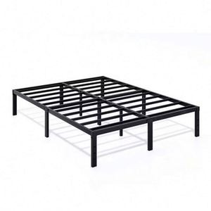 Warehouse Iron Durable Living Room Hotel Metal Platform Adjustable Customizable Modern Bedroom Furniture <b>Bed</b> Frame King Size - Product Image 1