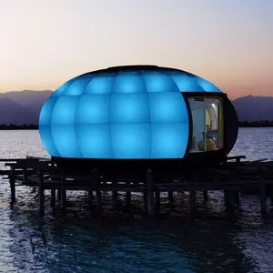 China Smart house Fertighaus Tiny Dome Light Steel Frame House für Resort
