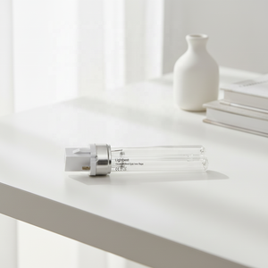 Lampe germicide <span class=keywords><strong>UVC</strong></span> compacte en forme de U/H GPL9W/2P, sans ozone, 145 mm, base G23, 170 mA, tube en quartz transparent, désinfection de l'air, traitement de l'eau - Product Image 1