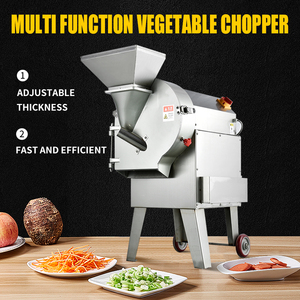 <b>Multifunctional</b> Commercial Automatic Radish Carrot Cucumber Potato Dicer <b>Cutter</b> Onion Dicing Slicing Cutting Machine Root Vegeta - Product Image 1