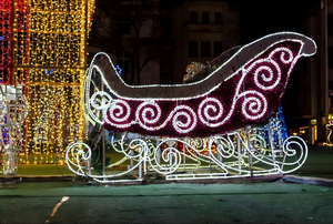 Cây thông Noel ngoài trời cao cấp 30ft, trang trí hình tháp LED PE chất lượng cao, khung thương mại lớn, được trang trí sẵn, kiểu xoắn ốc khổng lồ, nhân tạo - Product Image 6