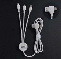 Kabel Pengisi Daya USB Multi Charger Ponsel Bahan Jerami Gandum Ramah Lingkungan Grosir 2022