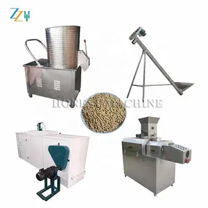 Advanced Structure Animal Feed Production Line / Fish Feed Pellet Machine Price / Floating Fish Pellet Feed Pellet Machine
