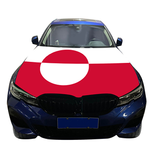 Housse de capot de voiture personnalisée avec drapeau du Groenland, 120x150cm, <span class=keywords><strong>en</strong></span> Spandex, protection moteur, vente <span class=keywords><strong>en</strong></span> gros, décoration pour la Journée Nationale, résistante au froid - Product Image 4