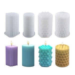 Bán Buôn Cột Nến Silicone Khuôn Nến Khuôn DIY Handmade Hương Liệu Nến Đồ Trang Trí Xà Phòng Thủ Công Mỹ Nghệ <span class=keywords><strong>L</strong></span>àm Công Cụ - Product Image 5