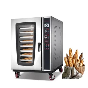 Commercial Industrial Heavy duty 5 8 10 tray bread gas oven pizza dry electric convection oven steam function baking equipment