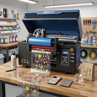 Imprimante jet d'encre UV à plat 3-en-1 DTF A3 4060 |   Tête d'impression haute performance XP600 / I1600 pour l'impression polyvalente d'étiquettes et de matériaux