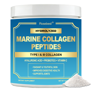 Poudre de collagène marin et bovin multi-peptides blanchissante pour la peau, marque privée OEM, en gros, avec vitamines C et E - Product Image 1