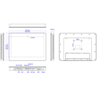 8/10/13.3/15 pouces 2/4/8GB 16/32/64G NFC POE écran tactile Android tout en un tablettes Android de signalisation numérique de bureau