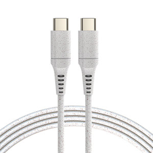 Câble USB C vers USB C écologique 60W PD à charge rapide, en matériau recyclable, pour ordinateur portable, téléphone, tablette - Product Image 1