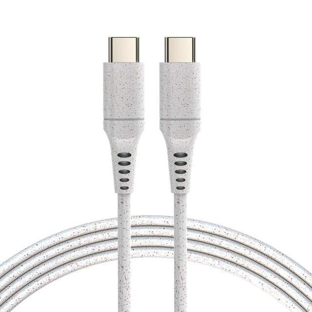 Eco Friendly USB C to USB C Cable 60W PD Fast Charging Recyclable Material Data Cord for Laptop Phone Tablet