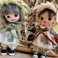 Vêtements pour poupées BJD Ob11 Fantasy Series, jupe florale petite taille, costume à la mode échelle 1/12, P9molly Fresh