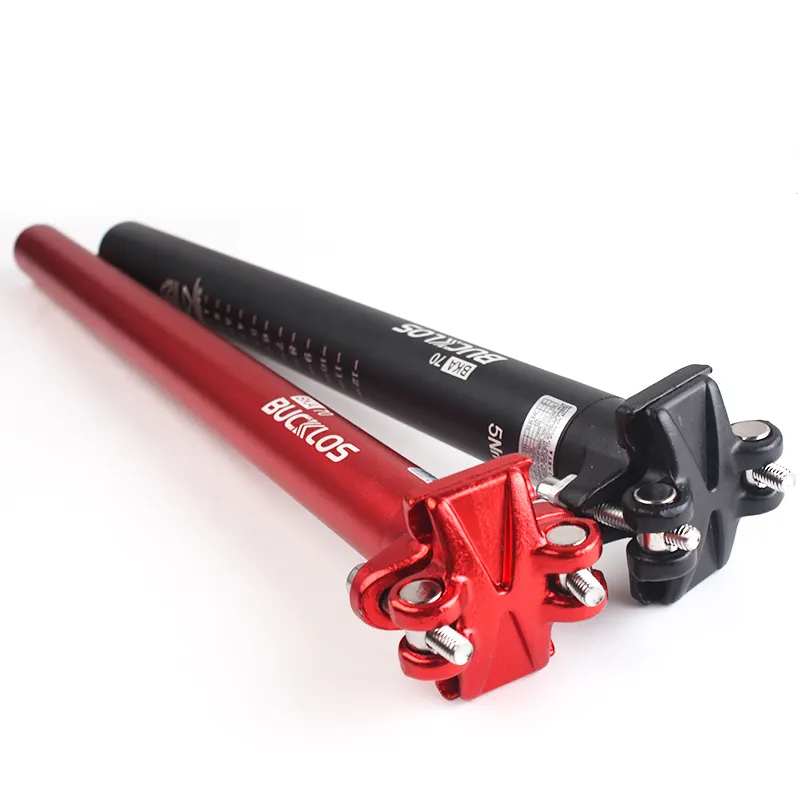 BUCKLOS Mtb Seatpost 27.2/30.8/31.6มิลลิเมตรอลูมิเนียมน้ำหนักเบาจักรยานเสือภูเขาที่นั่งโพสต์350/400มิลลิเมตรจักรยานอานเสาอุปกรณ์เสริม