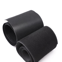 Kostenlose Muster Großhandel 100% Nylon Dünne Spritzgegossene Polyamid-Klettverschlussrollen zum Annähen, unbeschichtetes Band für Bekleidung