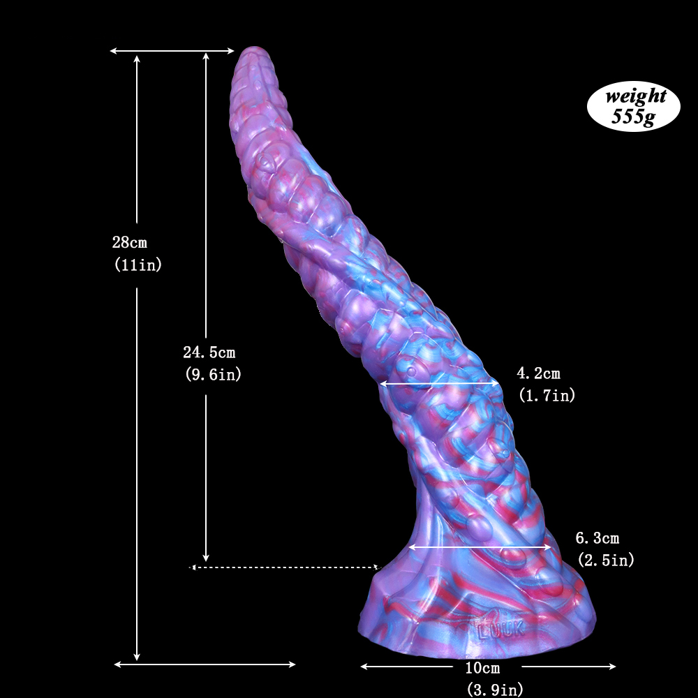Alien Unicorn Anal Plug - Soft Silicon, 100% Waterproof