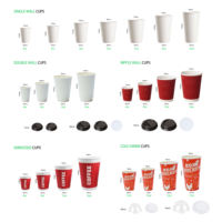 Tapa de Papel Biodegradable Desechable Personalizada para Vasos de Café, Tapa Aislante de Doble Pared para Bebidas, para Cafeterías, Restaurantes y Comida para Llevar