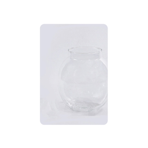 Vase en verre transparent et épais, Vase à verre pour fleurs, large, vente en gros - Product Image 1