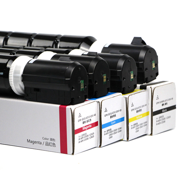 NPG67 GPR53 C-EXV49 compatible toner cartridge for use in Canon IR C3320 C3325 machine color toner cartridges