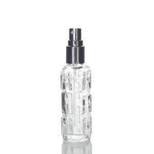 10ml 12ml Fine Mist Verre Parfum Vaporisateur Vide Clair Rechargeable Mini Carré avec Bouchon De Pulvérisation et Pompe Sayer - Product Image 3