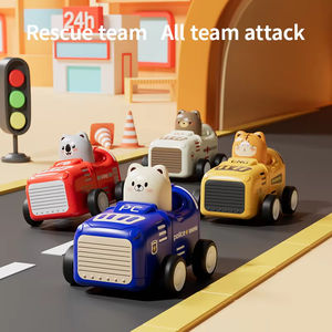 Groothandel Baby Pers En Go Voertuigen <span class=keywords><strong>Cartoon</strong></span> Speelgoed Perskar Vroege Educatieve Diervormige Raceauto Montessori Speelgoed Voor Kinderen - Product Image 2