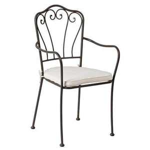 Chaise de jardin en fer de qualité commerciale, résistante aux intempéries, pour hôtel, complexe hôtelier, café, restaurant, cour, balcon, mobilier d'extérieur - Product Image 1