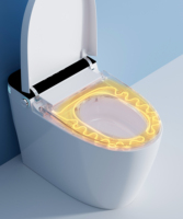 Nouvelles Toilettes Intelligentes WC pour Maison, Ouverture Automatique, Chasse d'Eau à Détecteur, Fermeture Automatique, Siège Chauffant