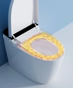 Venta caliente nuevo estilo hogar WC inodoro inteligente sensor abierto automático baño cierre automático inodoro inteligente