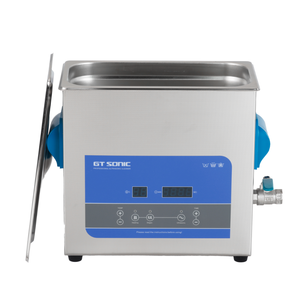 Nettoyeur à ultrasons industriel GTSONIC R6 pour disques vinyles, capacité 6L, en acier inoxydable, 110V 3600W, transducteur à ultrasons à bouteille, en promotion - Product Image 1