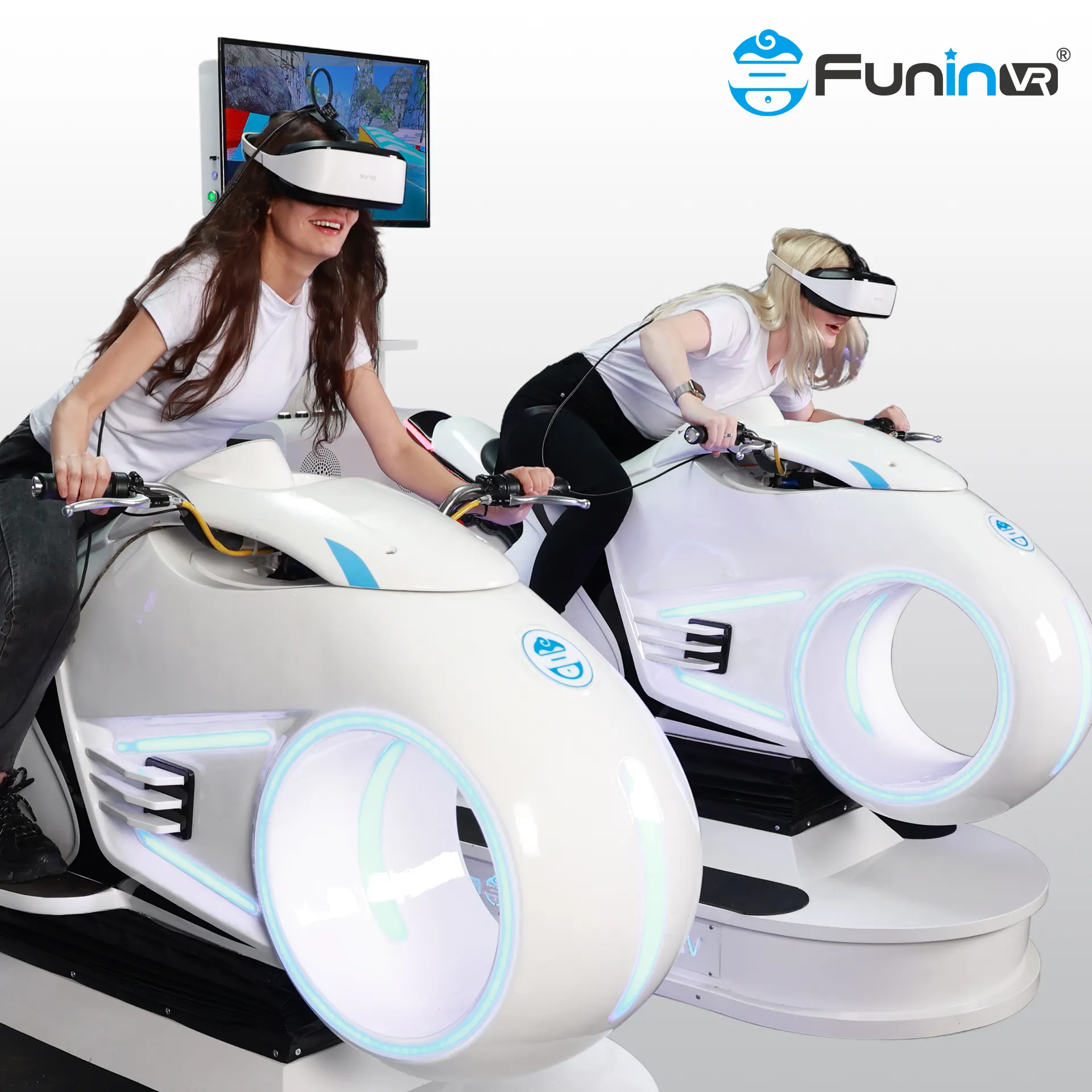 Fábrica de Zhuoyuan Venta caliente Racing moto Coche Diversión Paseos 9d Vr Juego Simulador EquipmentCars Adracing Arcade Vr Racing Moto