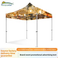 Tente publicitaire commerciale pour exposition 3x3 mètres, structure en aluminium pliable
