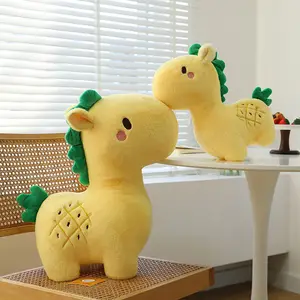 IN STOCK Soft Kawaii Cute Plushie Peluche Animal Doll Cushion Pillow Stuffed Horse Pineapple Deer Plush Toy
