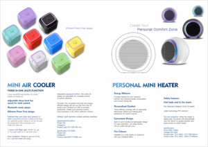 Mini <span class=keywords><strong>climatiseur</strong></span> portable USB OEM/ODM pour la maison et la cuisine - Product Image 4