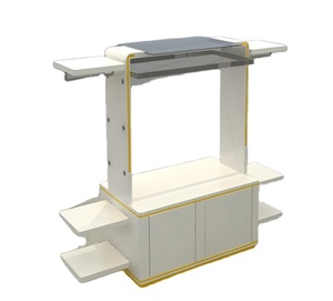 Espositore moderno ed ecologico in legno promozionale esposibile negozio rimovibile per vetrina per Shopping & centri commerciali - Product Image 1