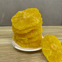 2024 vente en gros de haute qualité 100% tranches d'ananas naturelles style de fruits secs confits