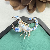 Broches tendance motif scorpion, épingles de revers, bijoux de mode unisexe, pour tenue quotidienne ou formelle, cadeau de célébration