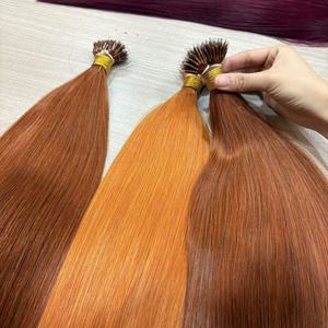 Vente flash - Extensions de <span class=keywords><strong>cheveux</strong></span> humains blonds raides Remy avec pointes en nano-kératine, 100g, extrémités complètes - Product Image 5