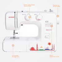 Janome ADE-311 Machine à coudre magasin phare maison Machine à coudre électrique multifonctionnel bord de verrouillage manger épais