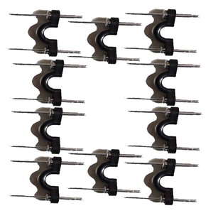 Ensemble de pinces de type C en nylon pour bateau, kayak, canoë, accessoires de pont, paquet de 10 - Product Image 4