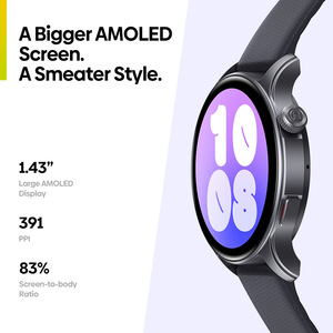 Hicyber btalk 3 tập thể dục SmartWatch-hợp kim trường hợp IPX4 không thấm nước AMOLED hiển thị hoạt động Tracker Đồng hồ báo thức Silicone ban nhạc - Product Image 2