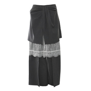 Pantaloni da Donna Primavera 2026, Nuova Moda Elegante, Set Tre Pezzi con Pizzo Irregolare, Casual - Product Image 1