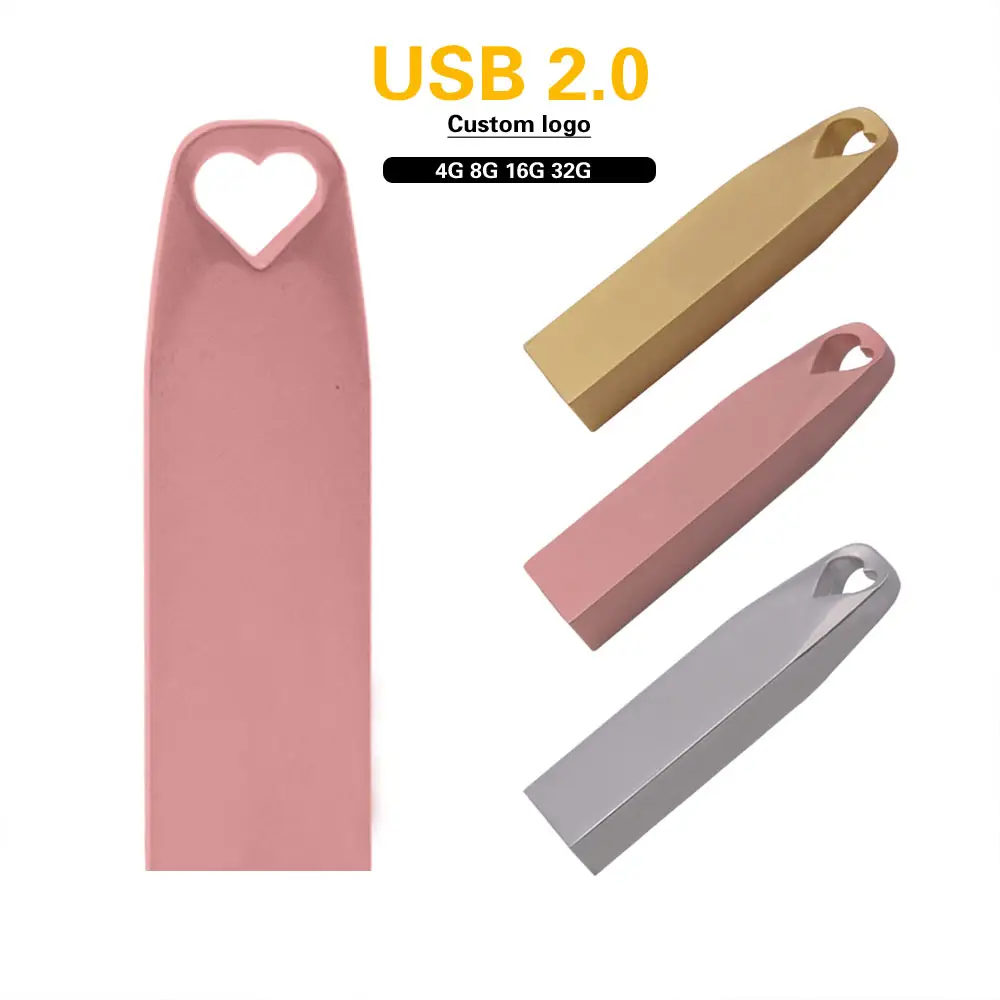 Usb Flash Drive 128 Gb 64Gb 32Gb 16Gb Pendrive Cle Metalen Usb Flash Stick Pen Drive 32 64 128 Gb Usb Stick