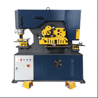 Machine de poinçonnage et de cisaillement hydraulique professionnelle, équipement de traitement combiné pour tôles et profilés en acier