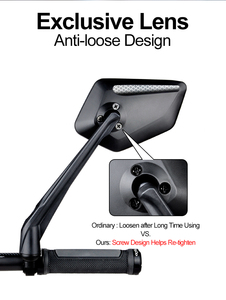 이지두 특허 디자인 산악 자전거 사이드 미러 회전식 반사경 오토바이 후방 미러 - Product Image 5