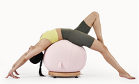 Ballon d'exercice souple en PVC, écologique et durable, avec housse pour le yoga